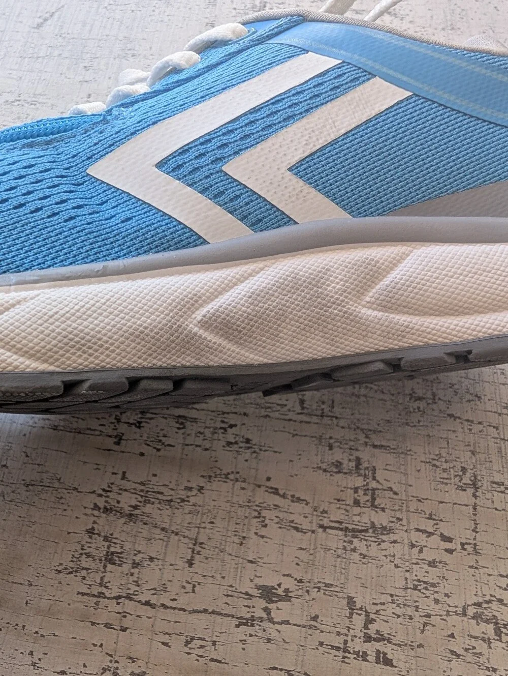 Kids Blue Athletic Sneakers - White Accents